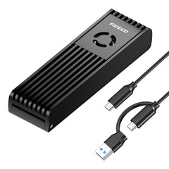 FIDECO M.2 SATA & NVMe SSD Enclosure USB 3.2 – Universal External SSD Case for PC & Mac