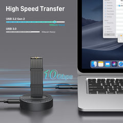 FIDECO USB 3.2 Type C NVMe SATA External M.2 SSD Docking