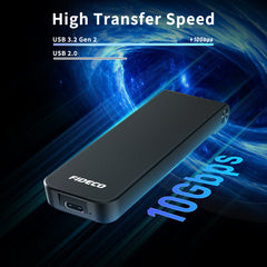 FIDECO 10Gbps usb 3.1 M.2 2230/42/60/80 NVME SSD Enclosure Case