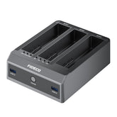 FIDECO 3 BAY SATA 2.5' 3.5' SSD/HDD Docking Station For Data backup
