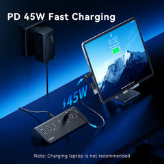 FIDECO 7-Port USB-C Hub 10Gbps with 45W PD Charging