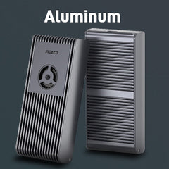 FIDECO USB 4 40Gbps Tool-Free M.2 NVME Thunderbolt 3 SSD Enclosure with cooling Fan