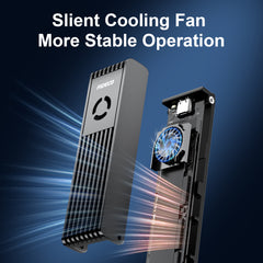 FIDECO M.2 SATA & NVMe SSD Enclosure USB 3.2 – Universal External SSD Case for PC & Mac