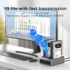 3 bay IDE/SATA 2.5 3.5 HDD SSD Hard Drive Docking Station Support Offline Clone
