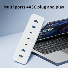 FIDECO 7 Ports USB 3.2 GEN1 Hub,5 Gbps for Gamer/ worker