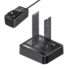 FIDECO ABS 2 Bay USB 3.2 20Gbps NVMe SATA Offline Clone Docking