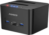 FIDECO SATA 2.5″ 3.5″ HDD SSD USB 3.0 SD TF Card Reader Dock Station