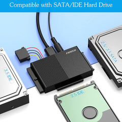 FIDECO USB 3.0 To 2.5 3.5 inch SATA IDE HDD SSD Adapter