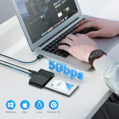 FIDECO USB 3.0 To 2.5 3.5 inch SATA IDE HDD SSD Adapter