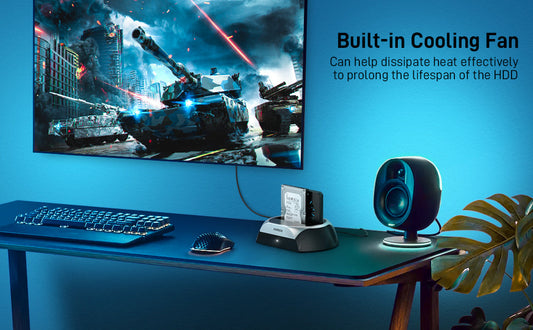 One Device, Double the Storage: Dual-Slot Docking Station Supporting M.2 NVMe/SATA and 2.5″/3.5″ HDD/SSD