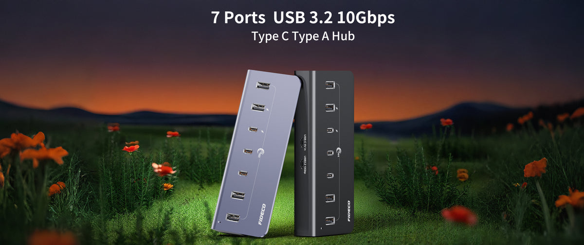FIDECO-SSD Enclosure, HDD/SSD Docking, USB HUB, PC Peripherals