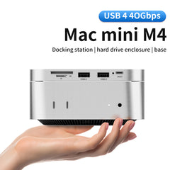 FIDECO Mac Mini M4 Dock usb 4 40Gbps external enclosure for Mac Mini 4/4Pro