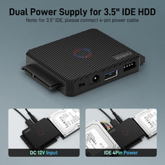 FIDECO USB3.0 TO IDE/SATA Converter SSD HDD Adapter