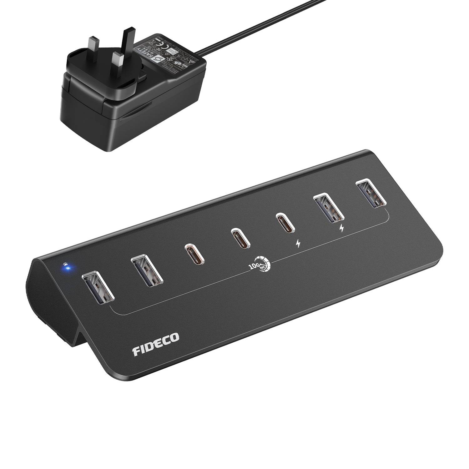 Fideco Program FIDECO USB C Hub for Mac Mini / MacBook Pro – Multiport Adapter with H