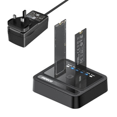 FIDECO ABS 2 Bay USB 3.2 20Gbps NVMe SATA Offline Clone Docking