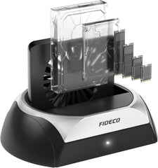 FIDECO 2.5 3.5 INCH SATA Hard drive m.2 NVMe SATA SSD Dock Station